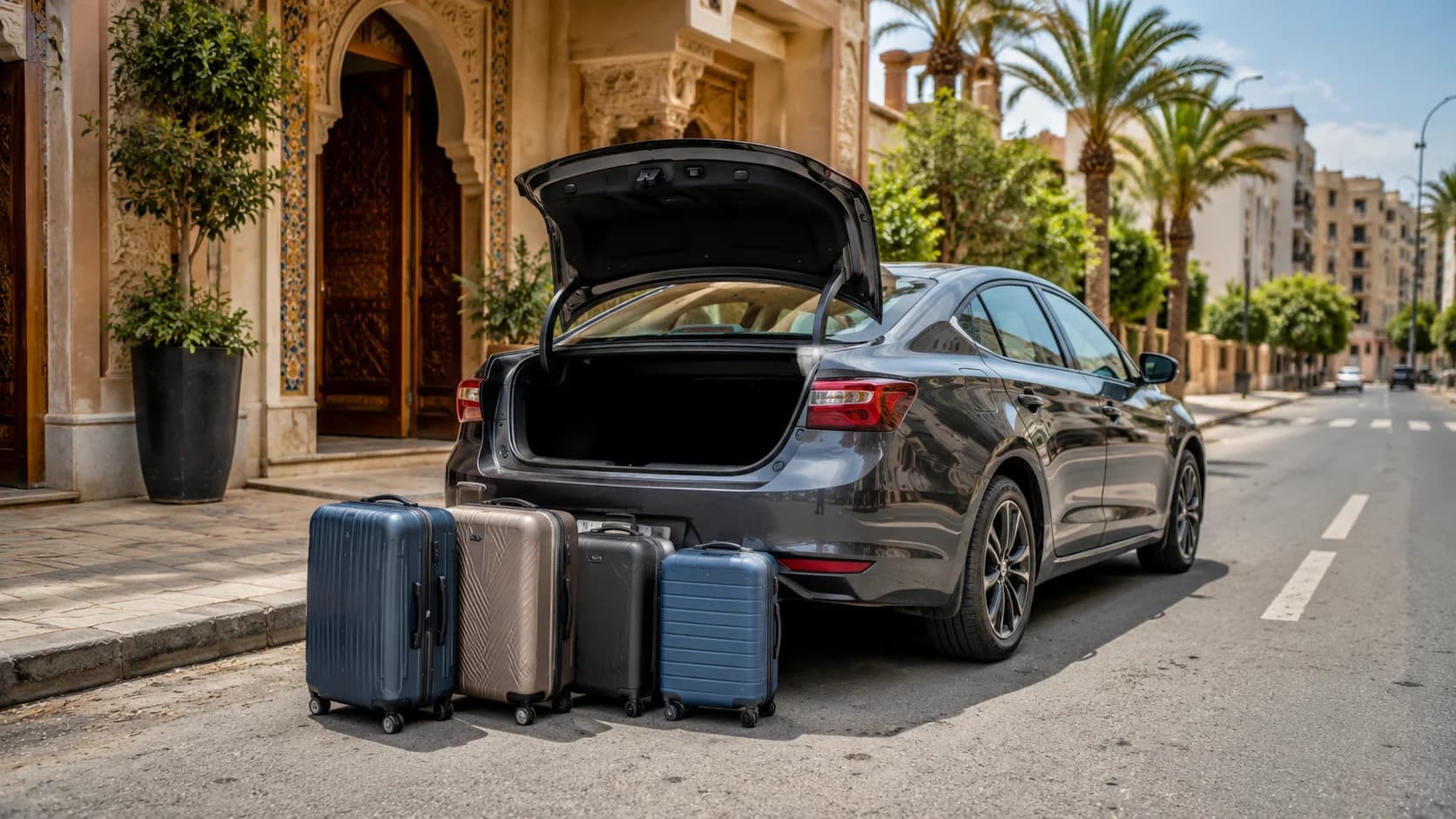 أفضل سيارة للإيجار لأربعة أشخاص في فاس: المساحة، الأمتعة والراحة