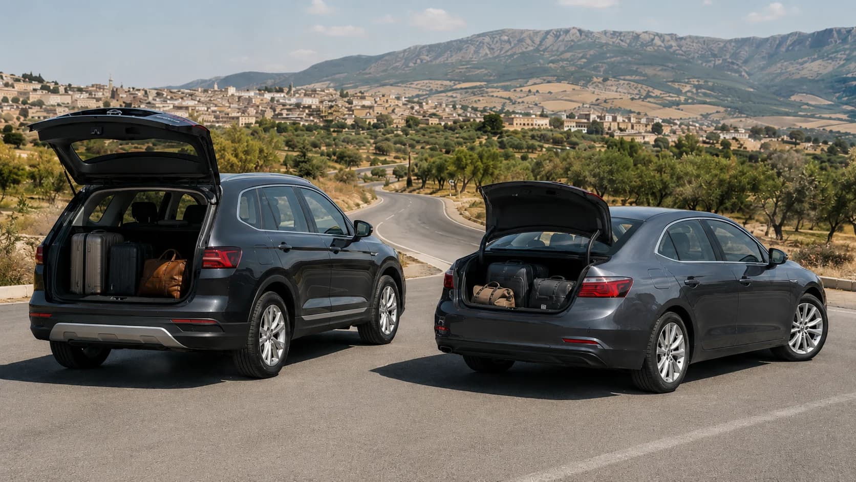مقارنة استئجار سيارات الدفع الرباعي (SUV) وسيارات السيدان في فاس: أيهما تختار؟
