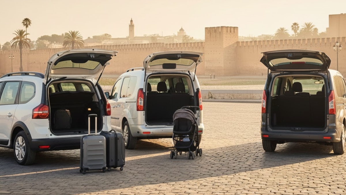 Which 7-Seater Models Are Available in Fes (Dacia Lodgy, Jogger, VW Caddy, Minivan)?
