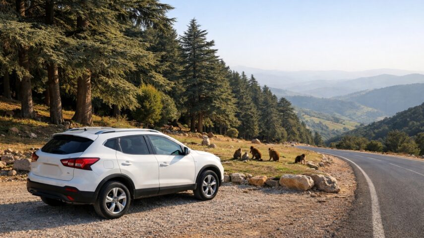 Fes to Azrou & Cedar Forest Road Tips, Monkey Areas & Safe Parking